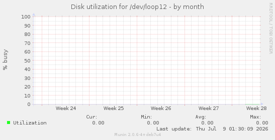 Disk utilization for /dev/loop12